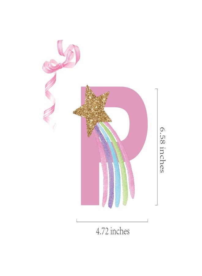 CC HOME Unicorn Happy Birthday Banner/Unicorn Party Supplies Decorations for Kids Birthday Party Decoration,Pink - Image 2